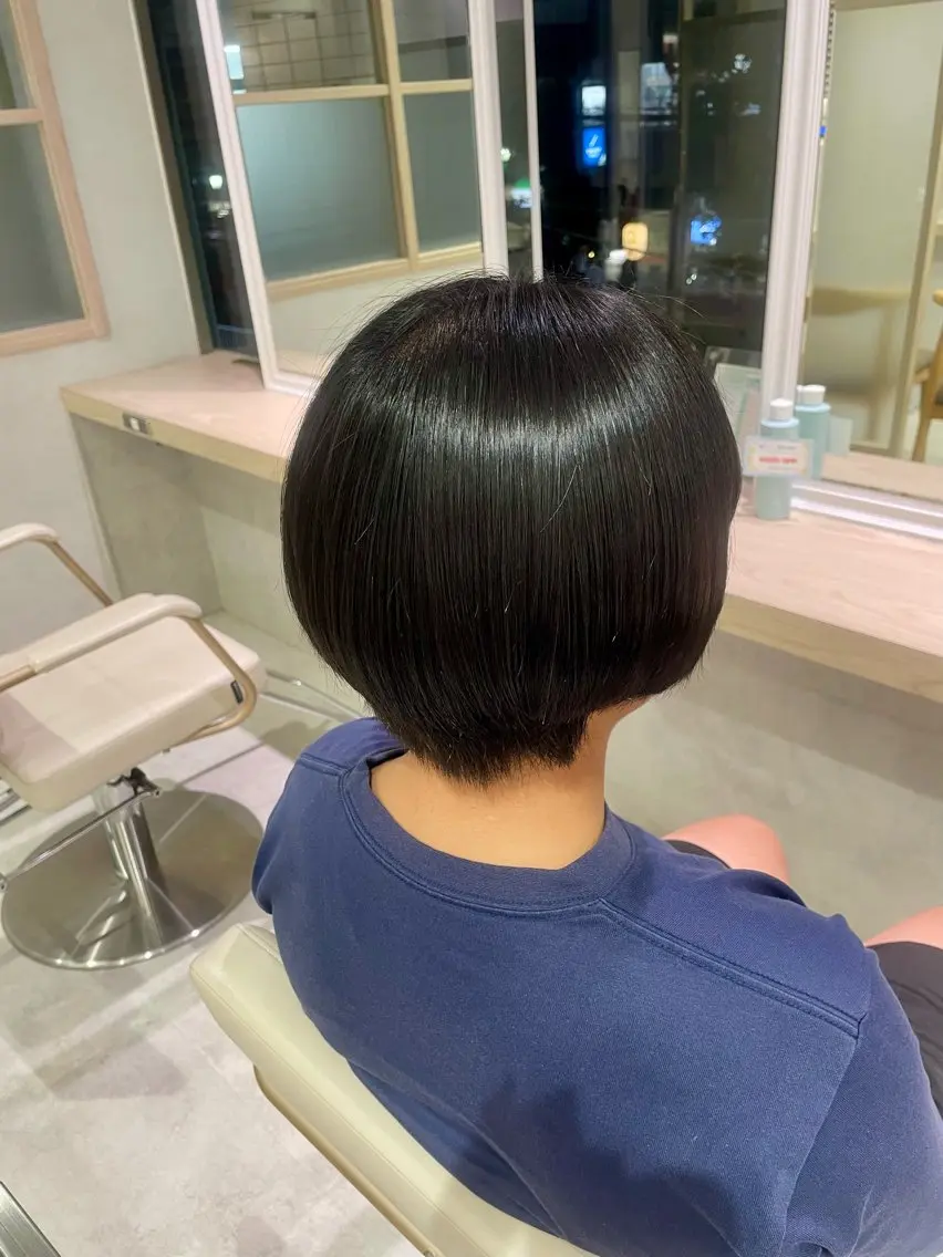 ショート トリートメント 中島 杏のヘアスタイル
