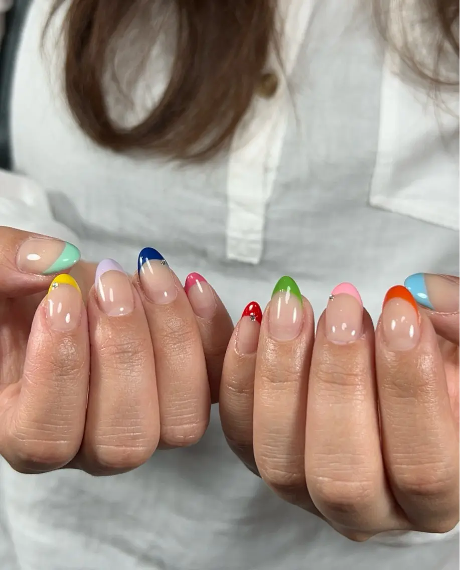 ネイル グラデーション ラメ(グリッター) マグネットネイル ミラーネイル ニュアンスネイル ハンドネイル Lumi de nailsのネイルデザイン