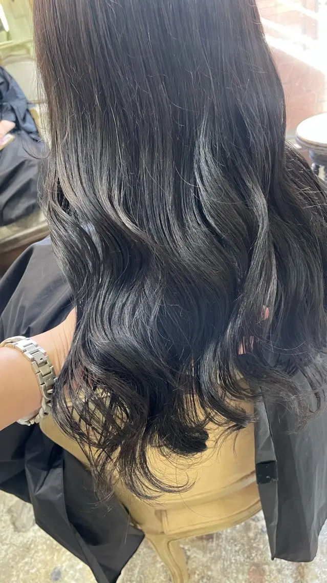 ロング 💍モテる艶髪 透明感カラー💖のヘアスタイル