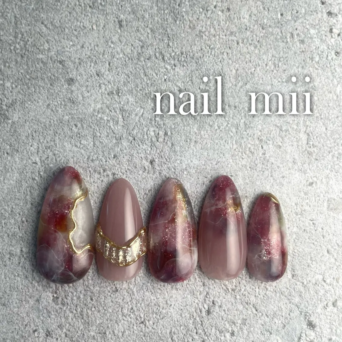 ネイル ニュアンスネイル nail mii HIROMIのネイルデザイン
