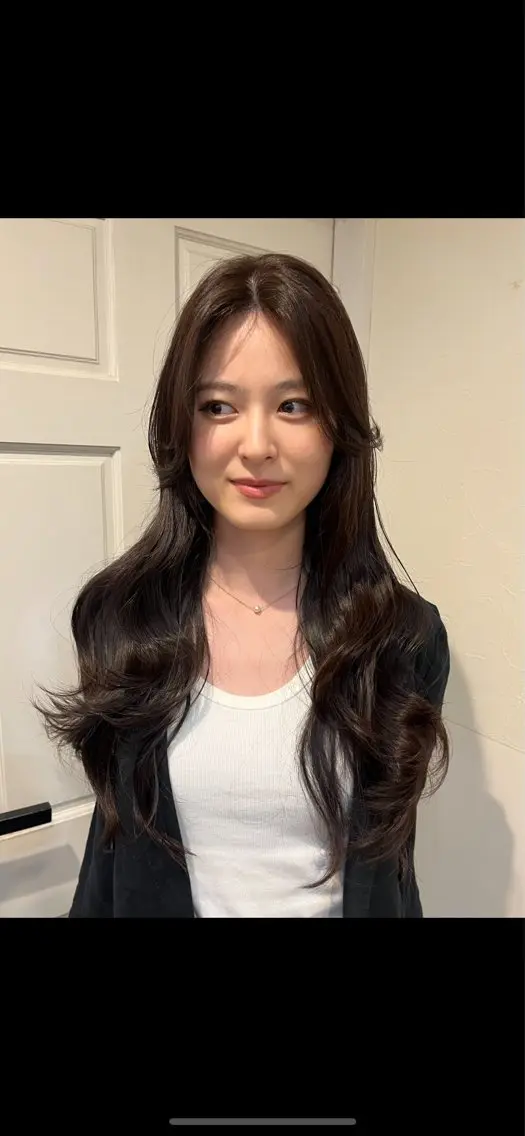 カラー カット ヘアカラー トリートメント 🍑透明感艶カラー 🍑/momoのヘアスタイル