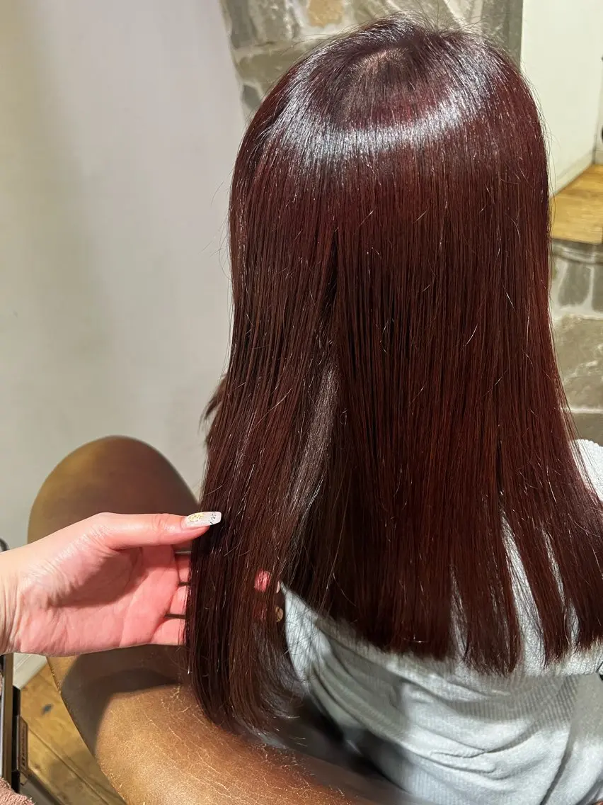 カラー カット ヘアカラー ふくむら ゆうかのヘアスタイル