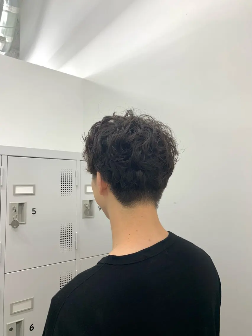 パーマ メンズ メンズパーマ カット パーマ 本格ヘッドスパ🌿 ×ヘア 佐藤のヘアスタイル