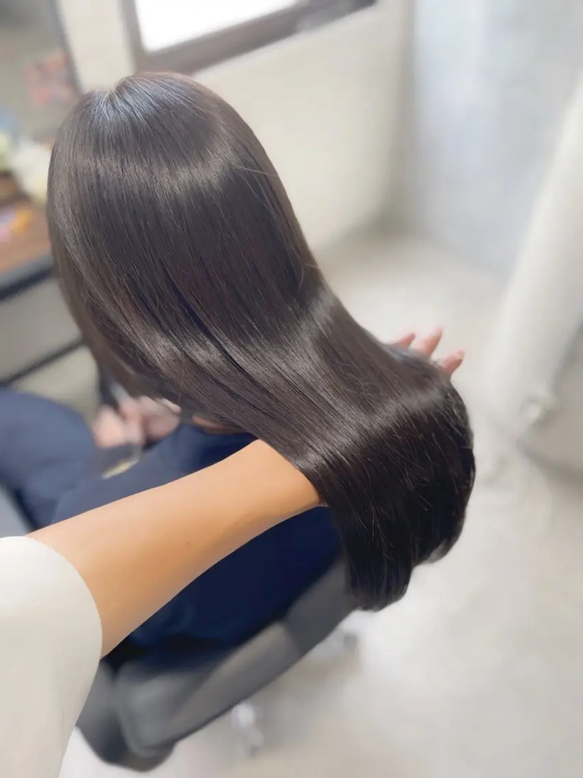 セミロング 髪質改善 トリートメント カット トリートメント 杉野🫧美髪🫧 Zina博多店長のヘアスタイル