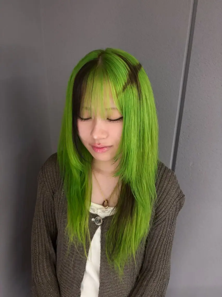 ロング カラー ヘアカラー デザインカラー /rioのヘアスタイル