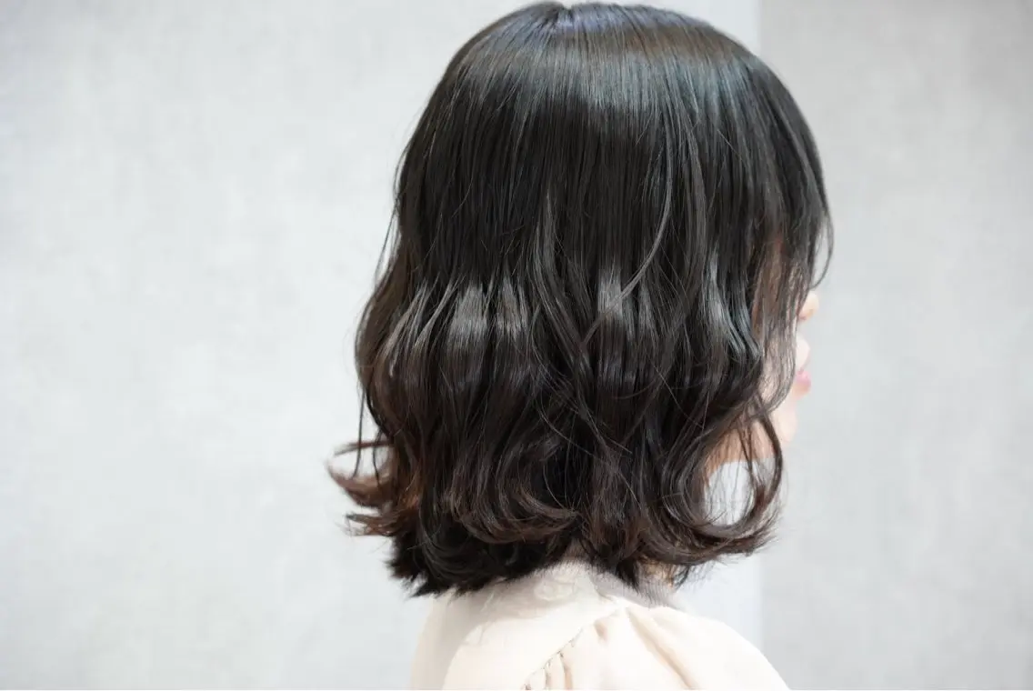 ミディアム 黒木 翔平のヘアスタイル
