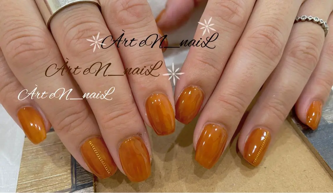 ネイル ワンカラーネイル シンプルネイル EN_NAIL 野中本店Ayakaのネイルデザイン