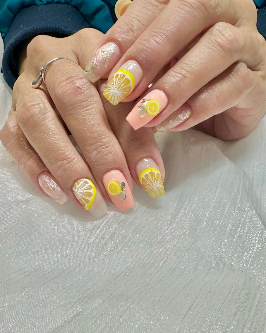 ネイル アートネイル シンプルネイル 夏ネイル ハンドネイル Sei ｜ cres nailのネイルデザイン