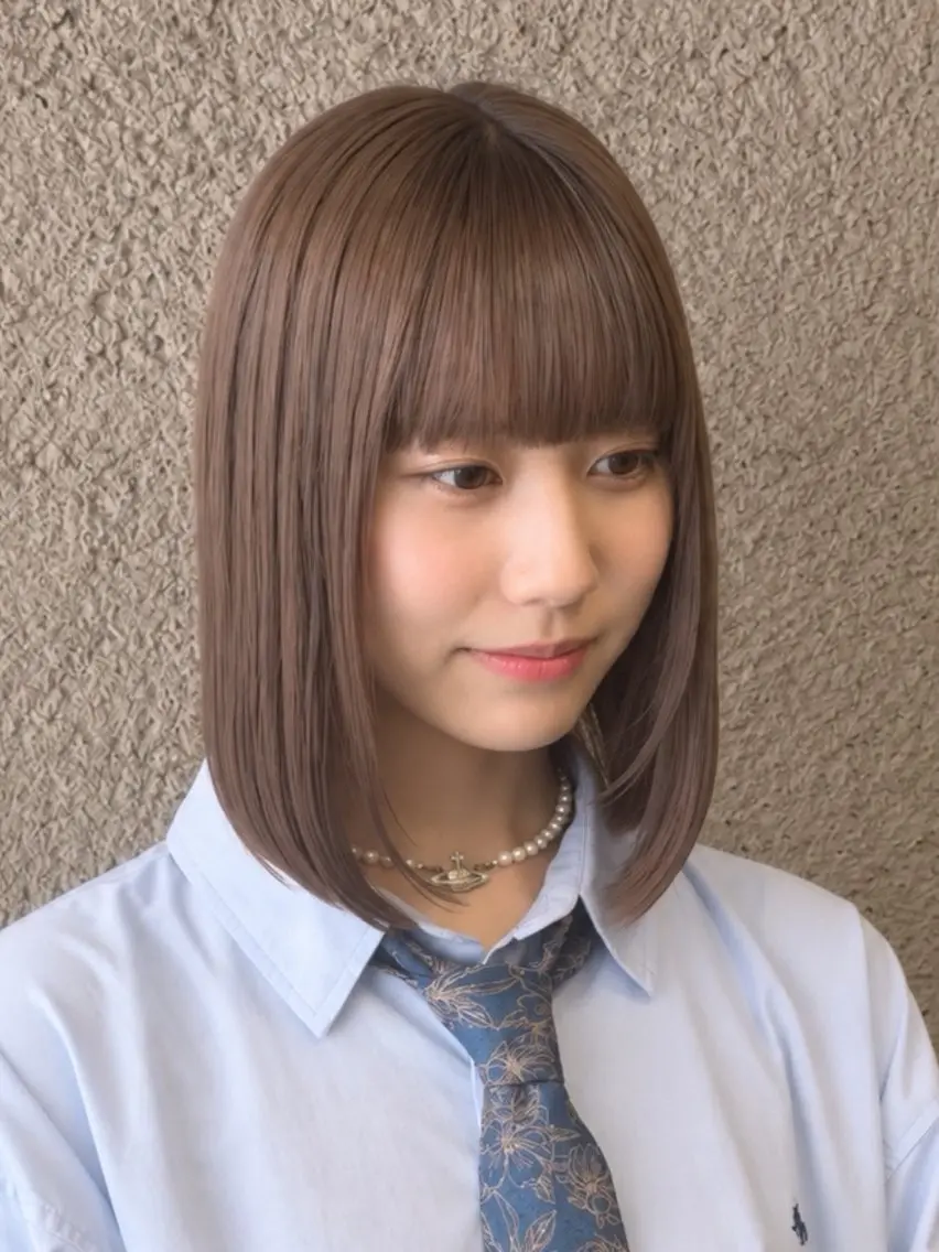 ミディアム Saraju 仁川店 SHIORI ♥のヘアスタイル