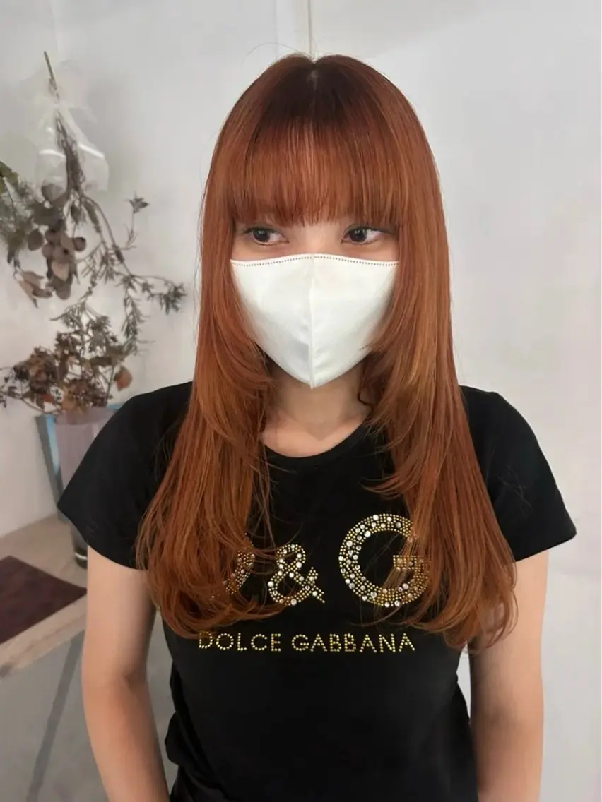 ロング かがやしづ ⭐️ベージュのヘアスタイル