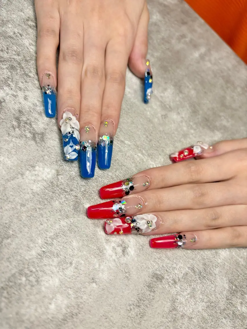 ネイル ロングネイル ハンドネイル Y's nailのネイルデザイン