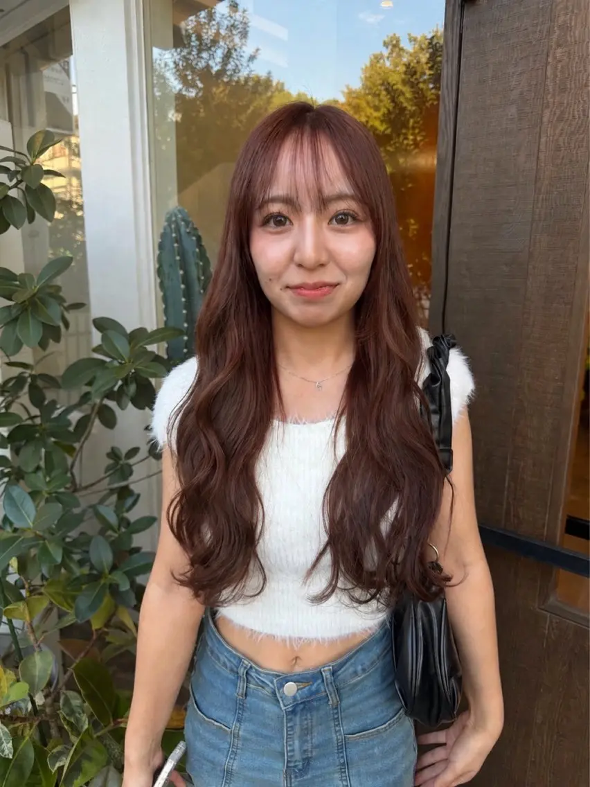 カラー カシス 八事 yukii 橋本 心🫧のヘアスタイル