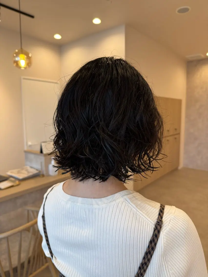 【似合わせカット】 + 【ニュアンスパーマ】の写真