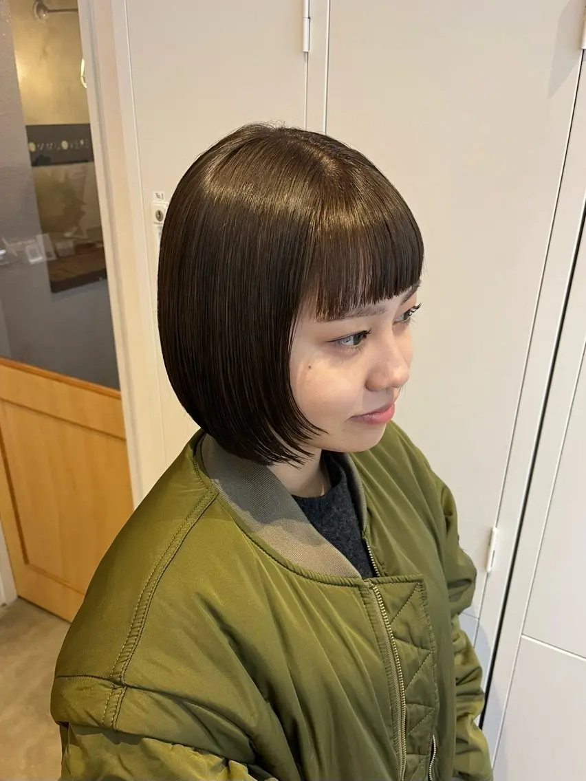カラー オリーブカラー ヘアカラー 凜 (りん)のヘアスタイル