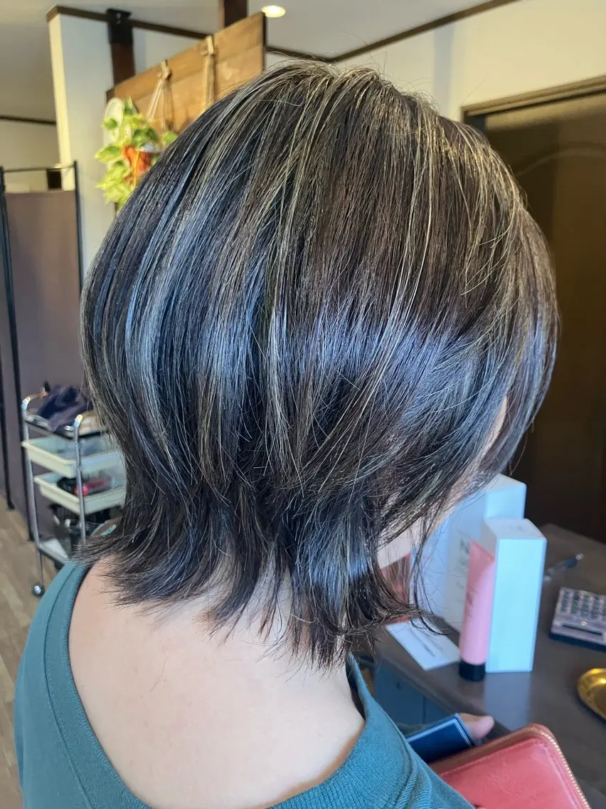 ミディアム カラー Ray hair 春日部のヘアスタイル