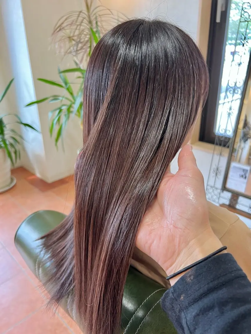 ロング カラー カット ヘアカラー トリートメント 石井 佑樹のヘアスタイル