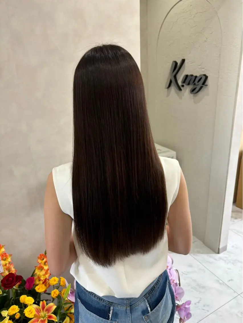 ロング ショートボブ ボブ ハッシュカット ハイライト 髪質改善 荒金 大翔のヘアスタイル