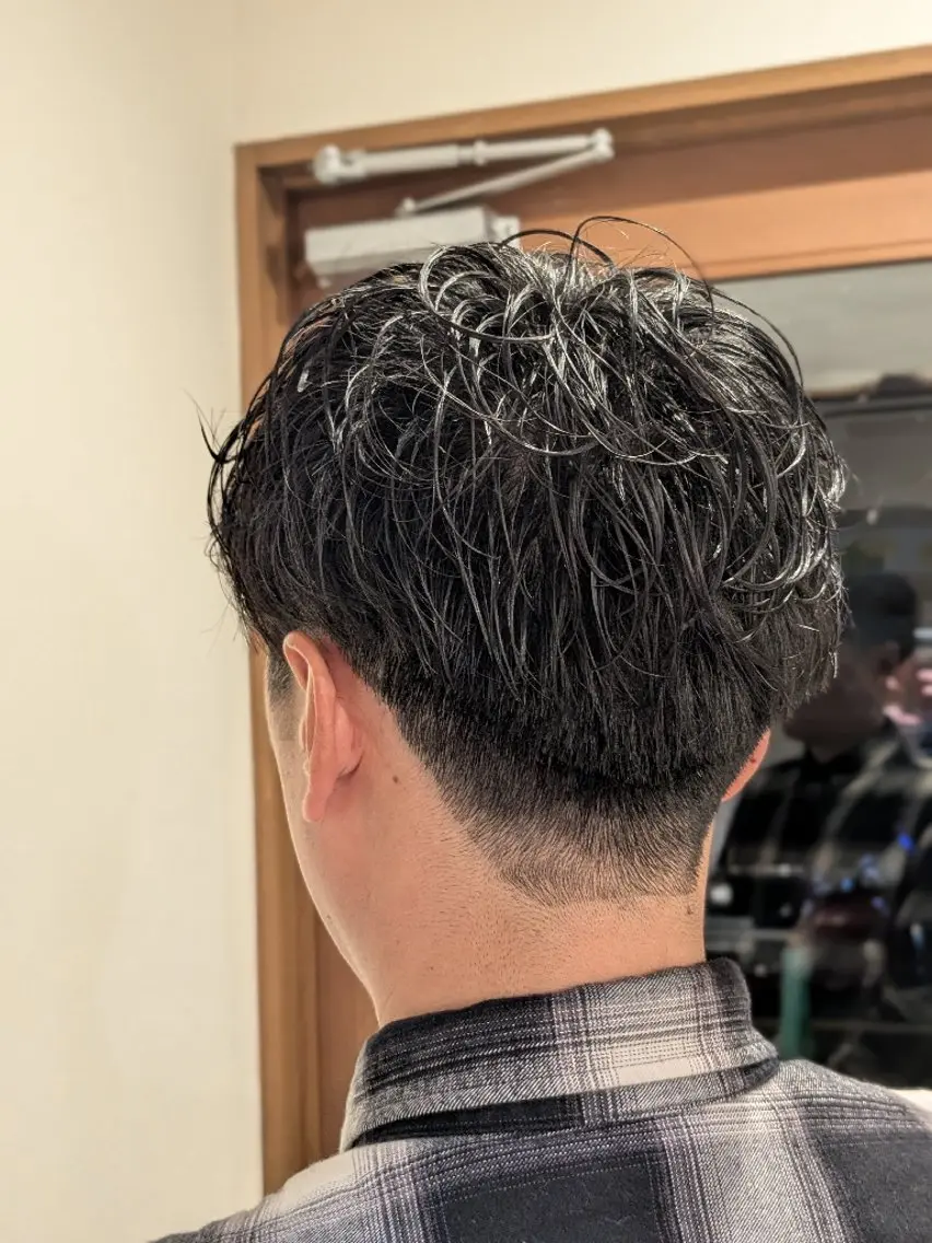 メンズ カット パーマ Spring Akariのヘアスタイル