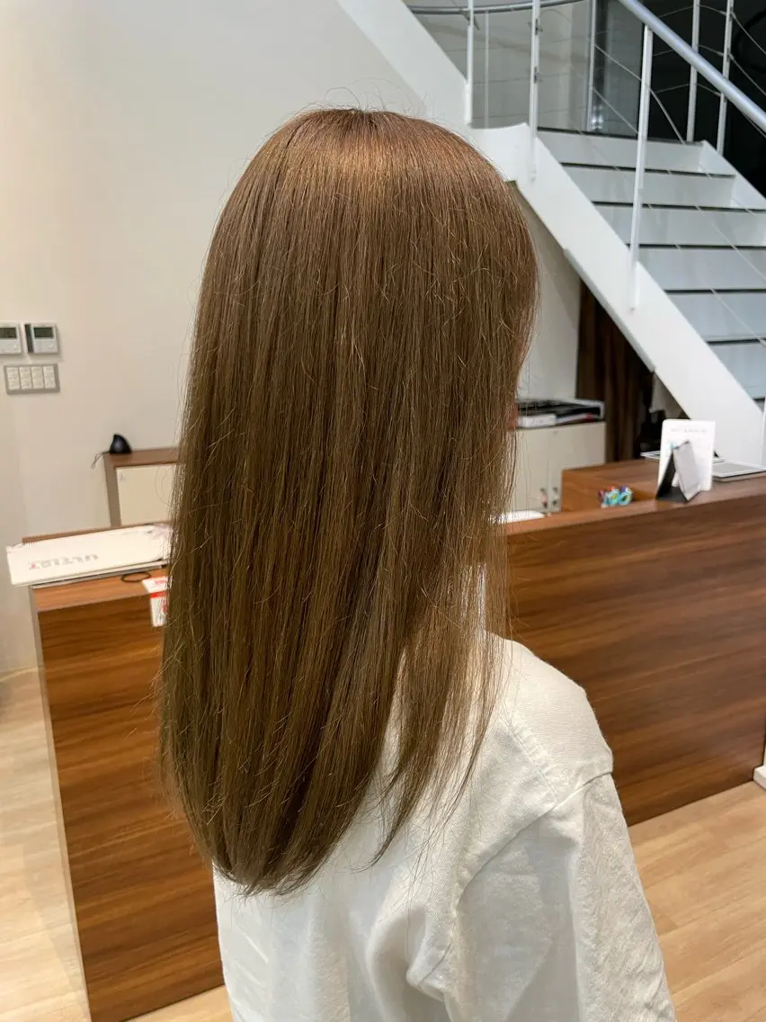 ロング カラー ベージュカラー 🩵髪質改善カラー 🩵SHURIのヘアスタイル