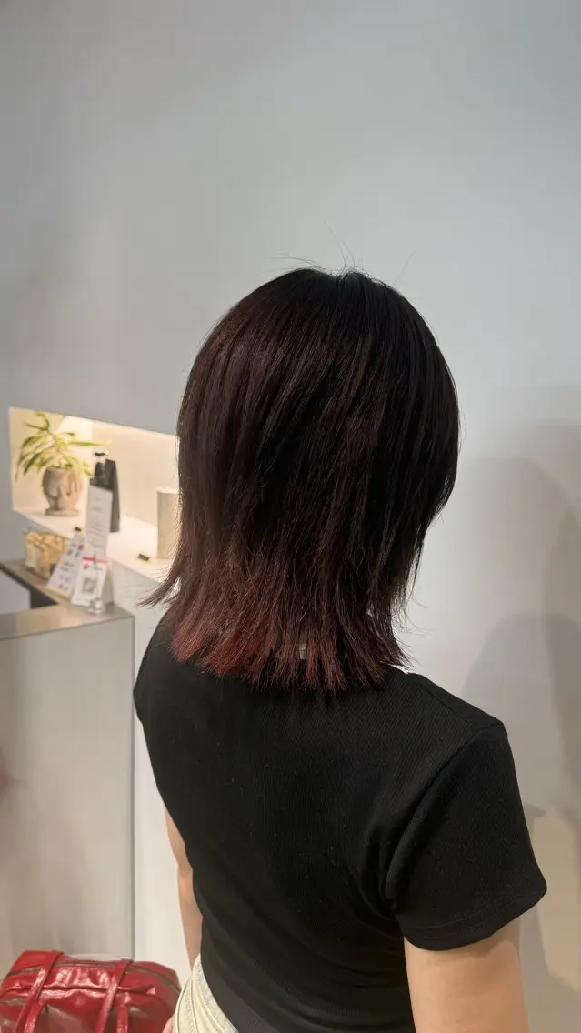 ミディアム カラー 小林 俊太のヘアスタイル
