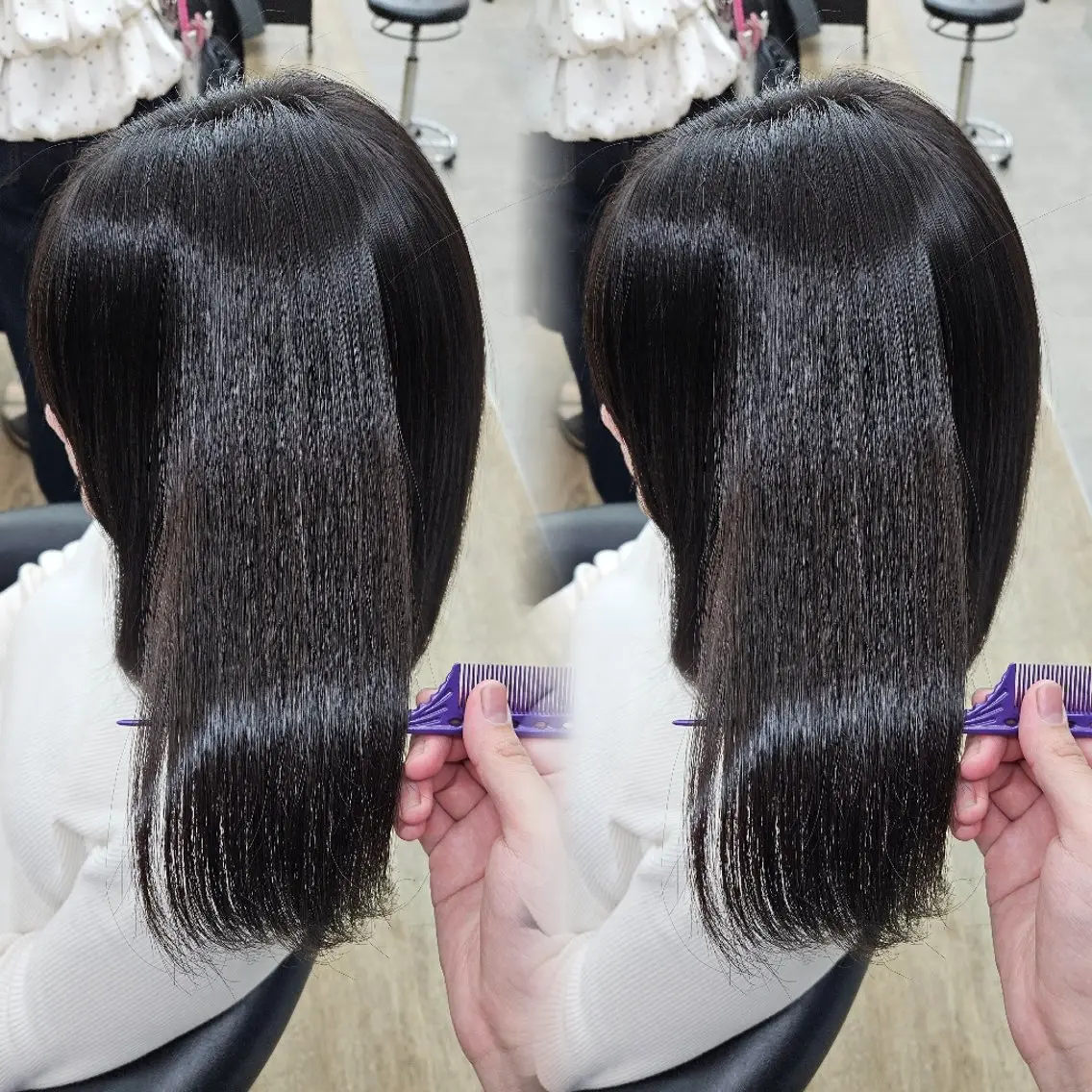 ロング 💜透明感カラー/ 縮毛矯正/Reinaのヘアスタイル