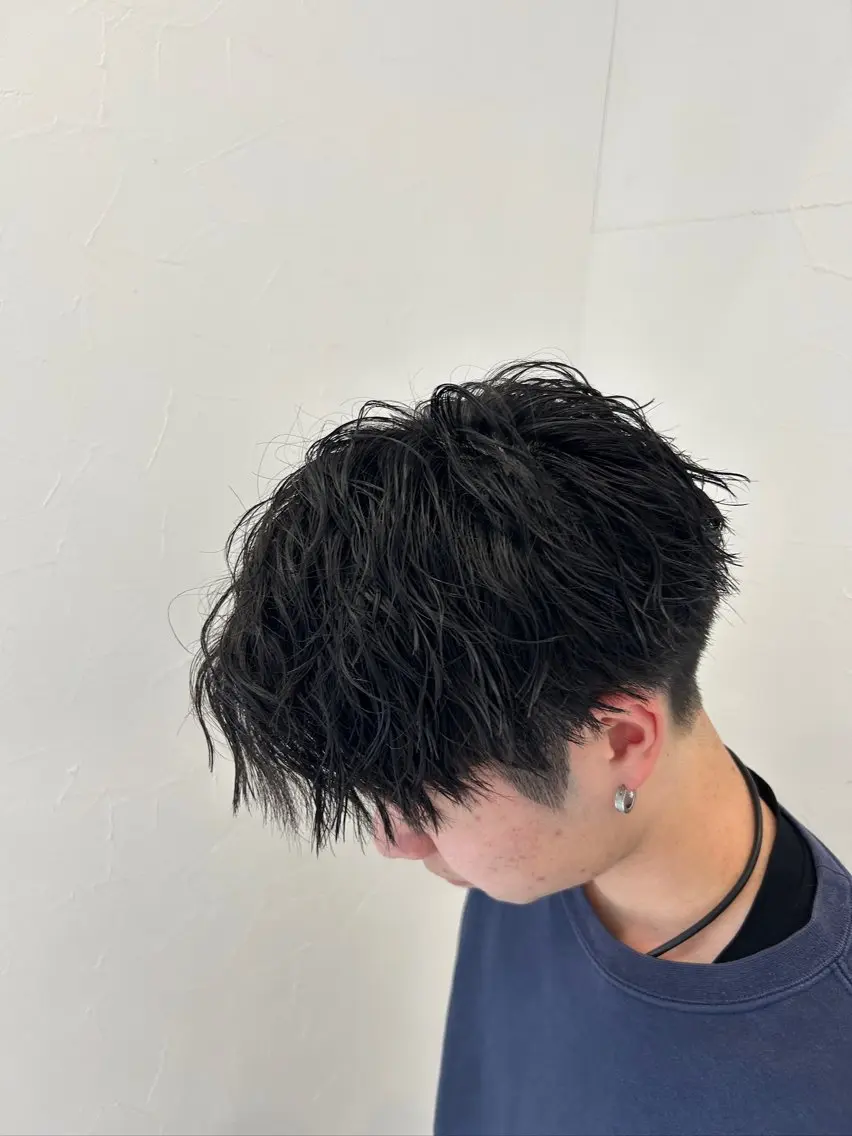 [新規大学生限定]メンズカット✖︎パーマの写真