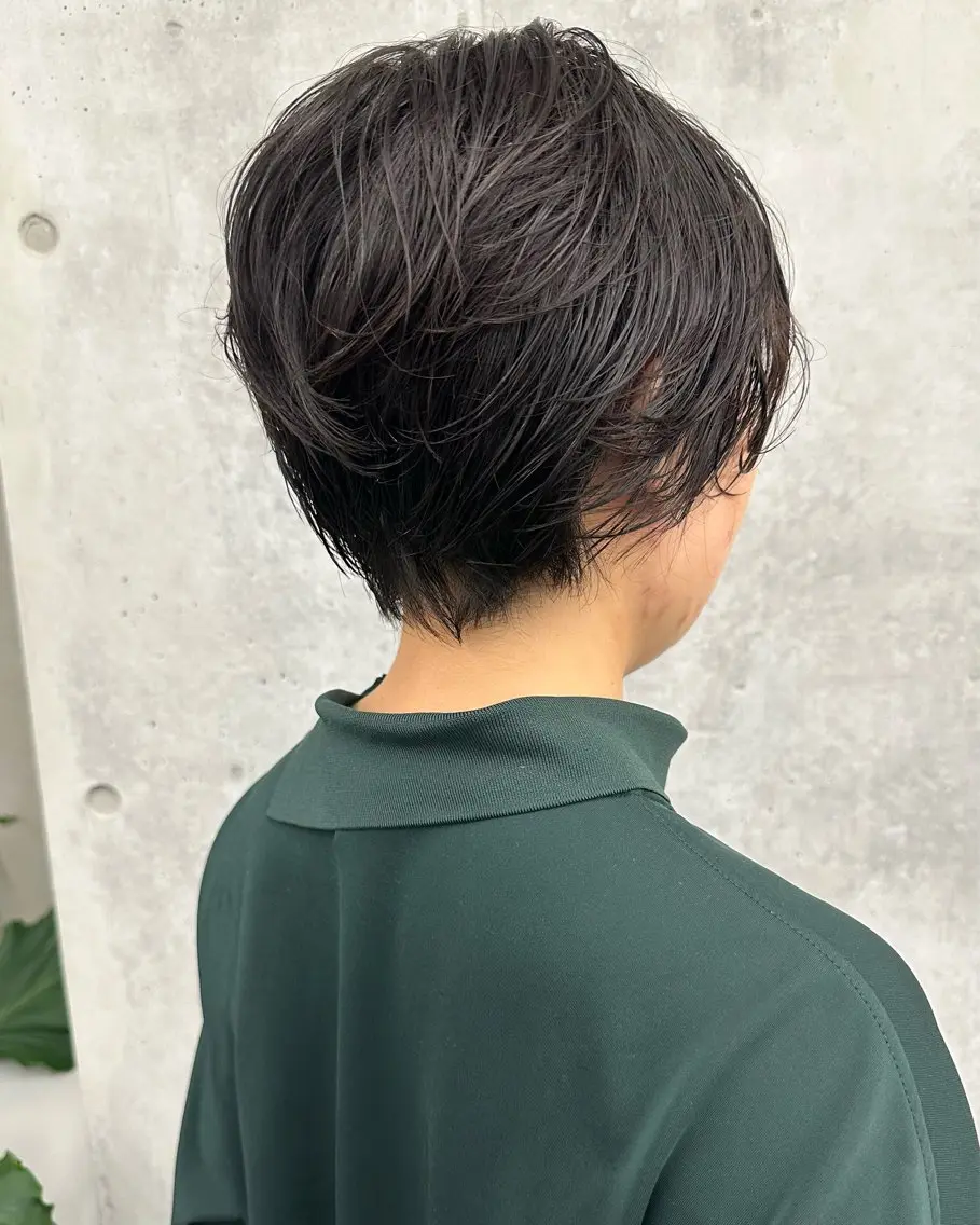 ショート パーマ ショートボブ ボブ くせ毛 ショートヘア 縮毛矯正 カット ヘッドスパ ボブ/ゆるふわ ボブパーマ/とういのヘアスタイル