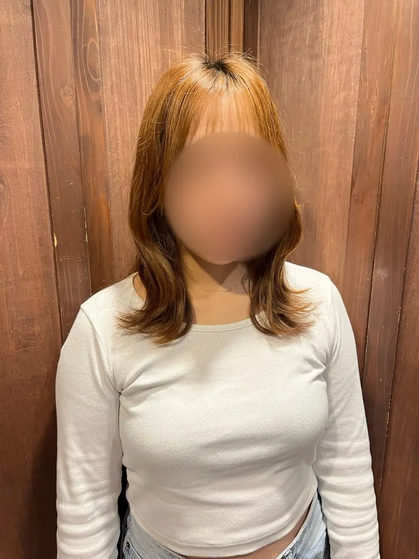 ミディアム 外ハネヘア ✂︎grace ✂︎mahoのヘアスタイル