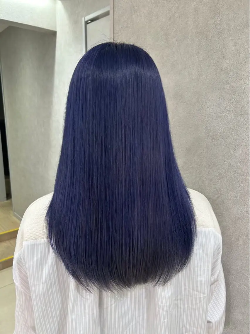 セミロング カラー 艶カラー⊹ ࣪ ˖ 未来のヘアスタイル