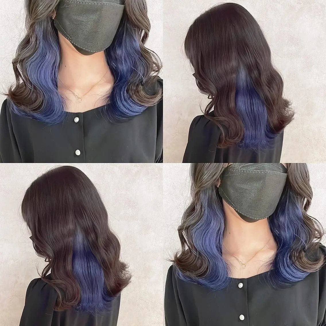カラー シルバー ヘアカラー トリートメント 渋谷:インナーカラー ／🍒エリカ🍒のヘアスタイル