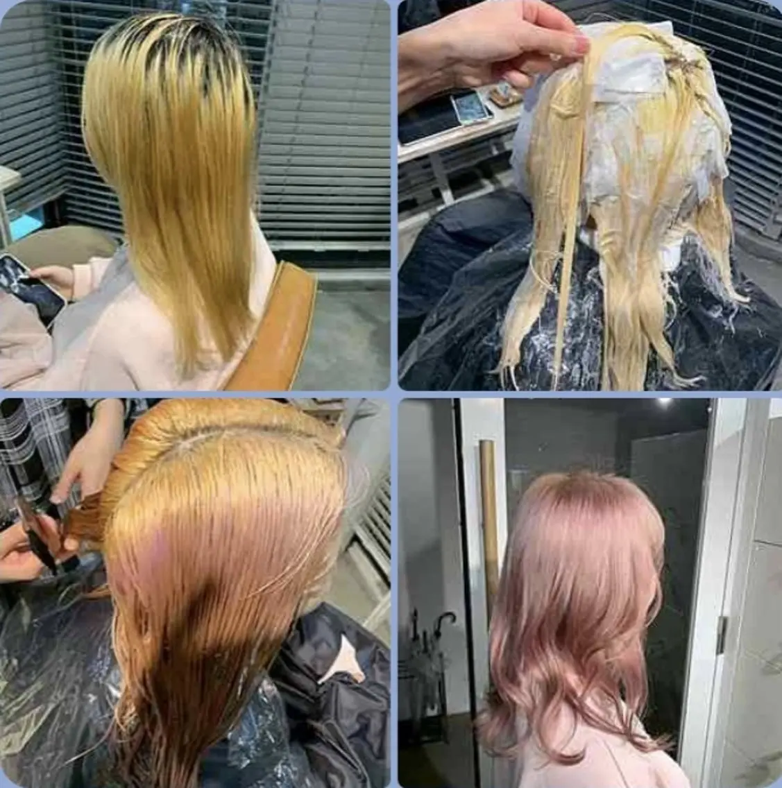 カラー ブリーチ 今岸 寛子のヘアスタイル