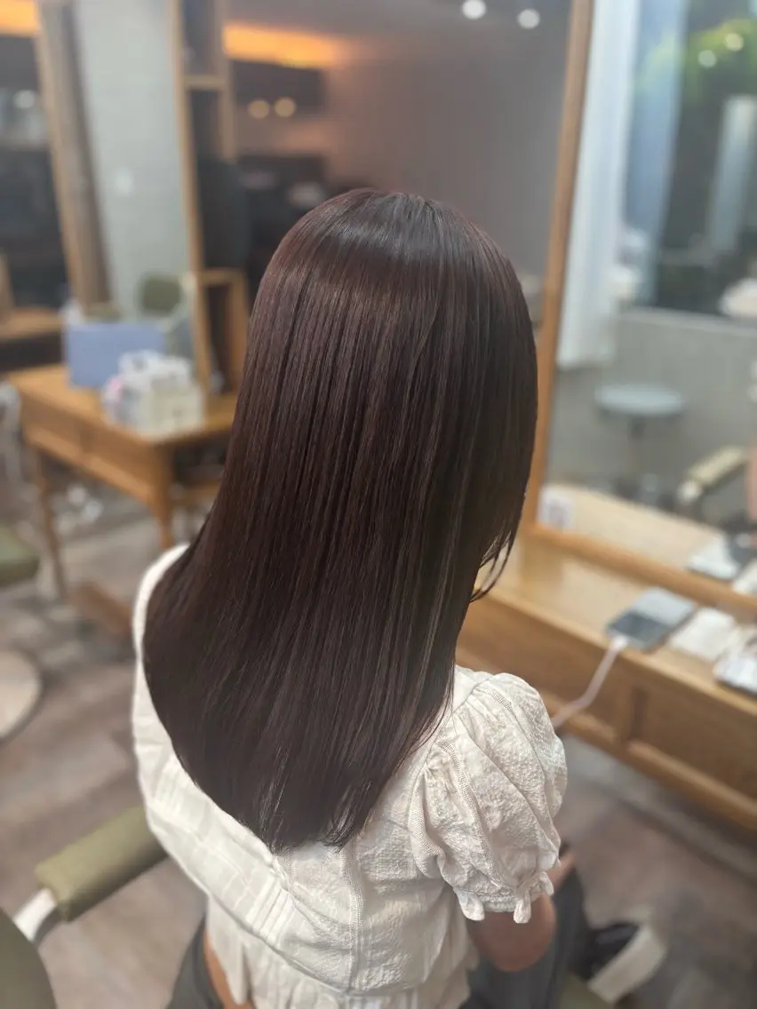 ロング カラー トリートメント ヘアカラー 🦋 たから 🦋のヘアスタイル