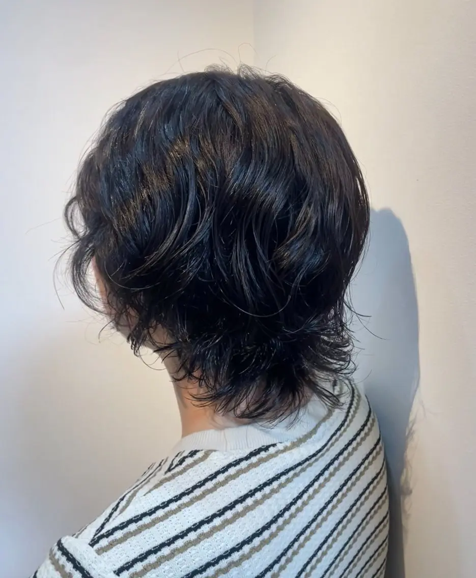 ショート パーマ ウルフカット 🫧☘️大山 月輝凪☘️🫧のヘアスタイル
