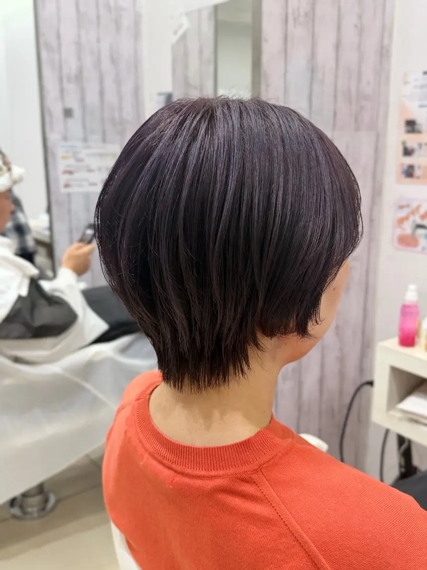 ショート カラー ラベンダーカラー 🤎ベージュカラー/ 髪質改善/山岸🤎のヘアスタイル