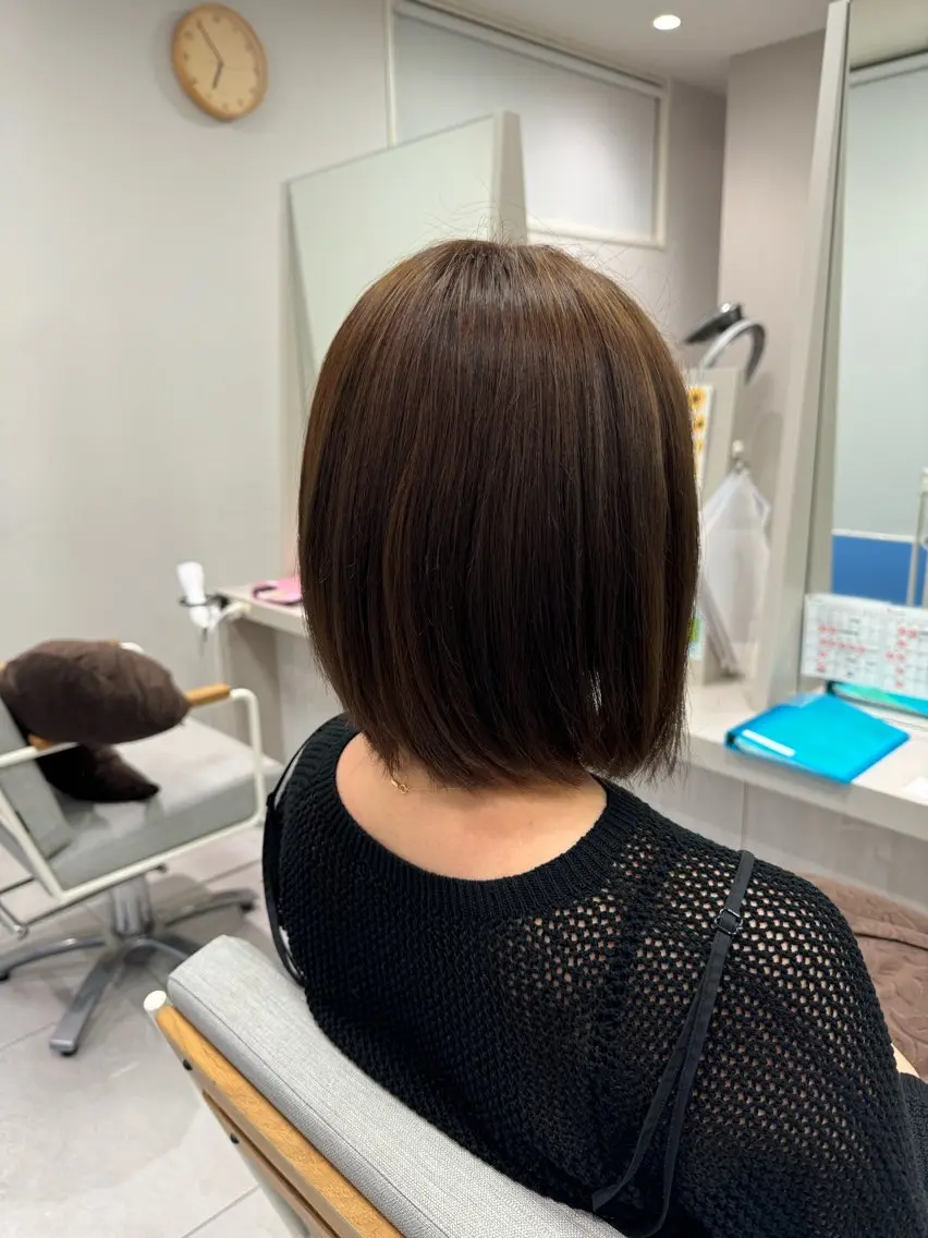 ミディアム カラー CRECE💫永尾 胡桃のヘアスタイル