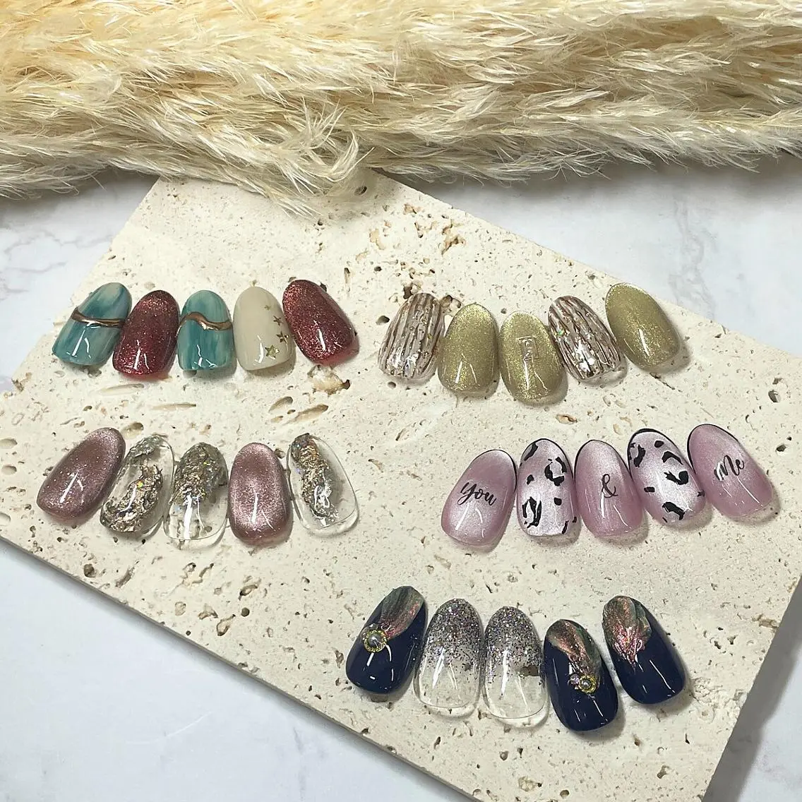 【HAND】季節のデザインネイルオフありの写真