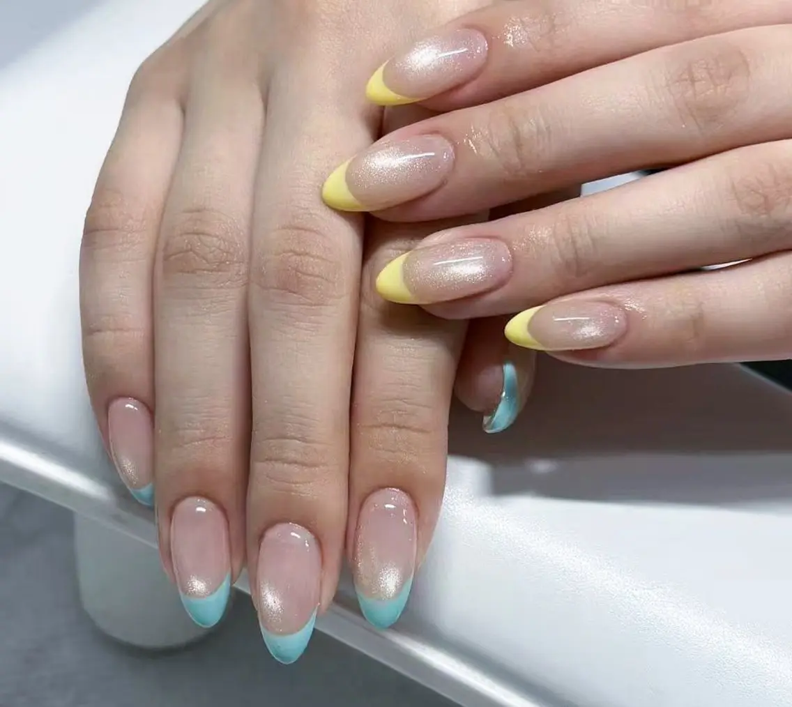 ネイル スカルプネイル シンプルネイル Lu nailsalonのネイルデザイン