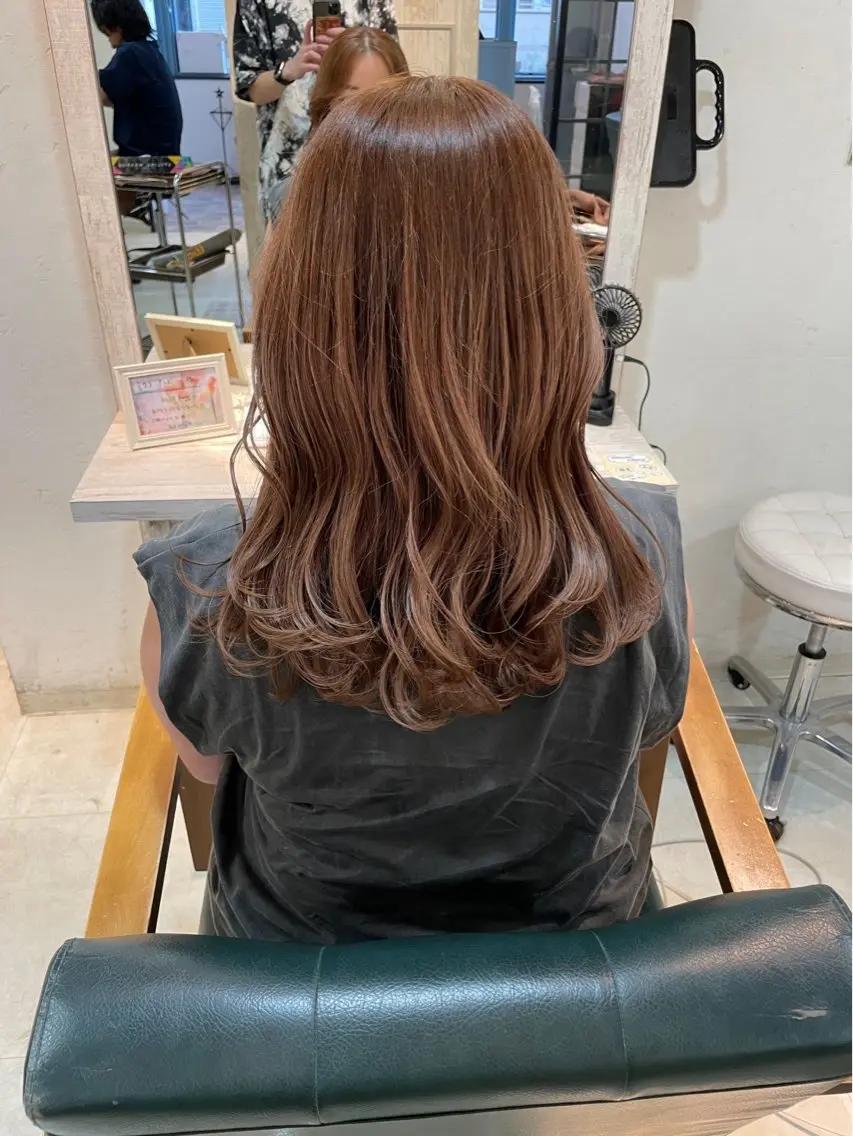ロング レイヤーカット 田中 元規のヘアスタイル