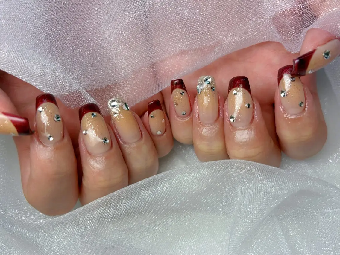 ネイル ハンドネイル Queennail 北堀江Yumiのネイルデザイン