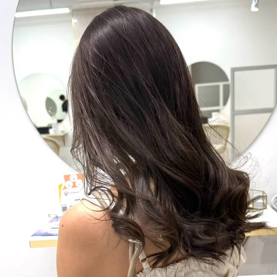 ミディアム ヘアカラー トリートメント ブリーチなしダブル カラー/レイヤー太我のヘアスタイル