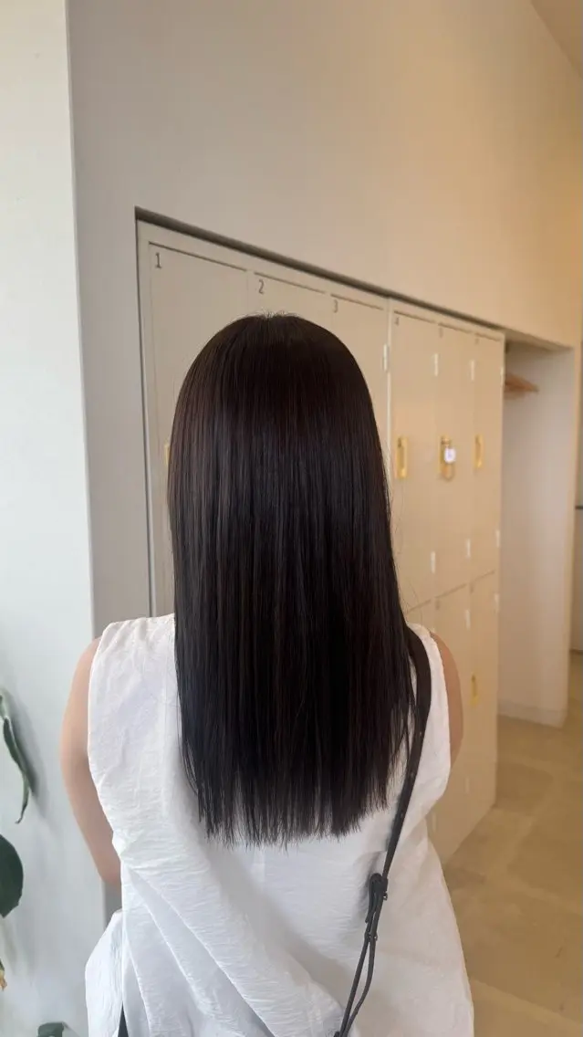 ミディアム カラー ケアカラー 髪質改善 ヘアカラー SARA高吉 華鈴のヘアスタイル