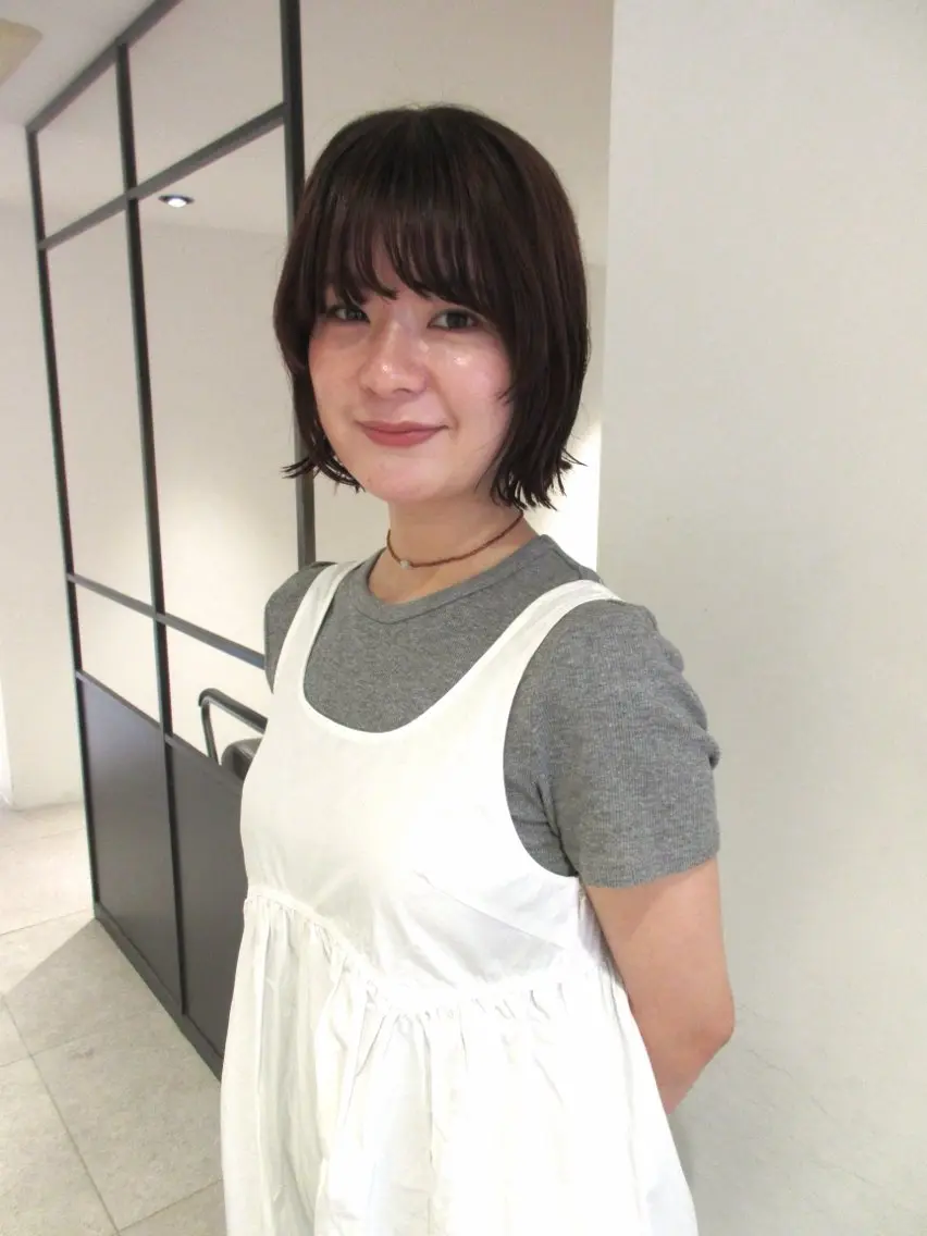 ショート yuka | 京都 |カットモデル🧁♡のヘアスタイル