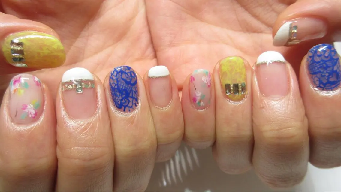 ネイル アートネイル nail salon en familleのネイルデザイン