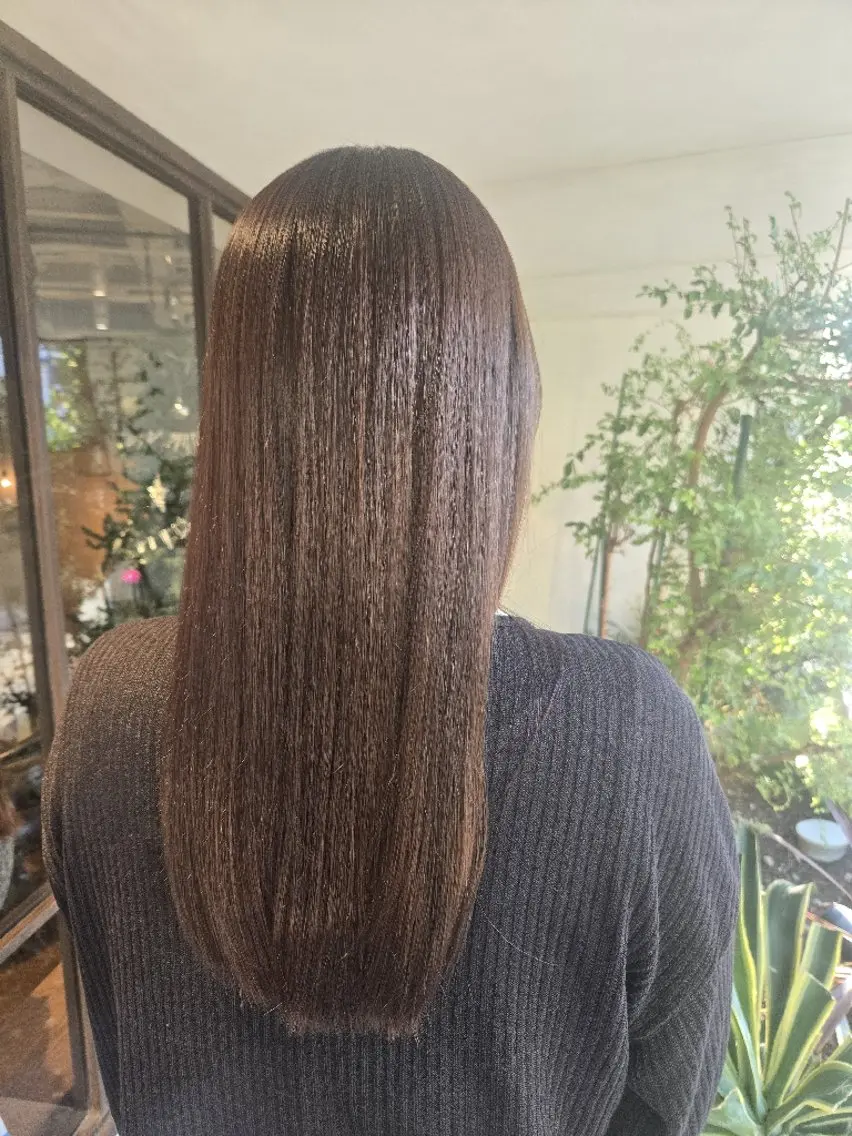 ロング カラー カット ヘアカラー 韓国好き🇰🇷 美容師MIKUのヘアスタイル