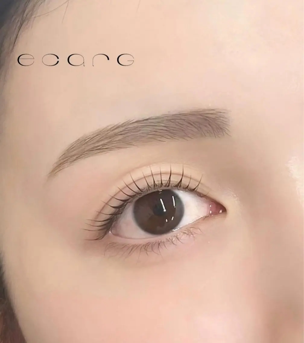 マツエク・マツパ 一重×まつ毛パーマ ecarg北千住店／ RIROA💖の眉毛・アイブロウイメージ