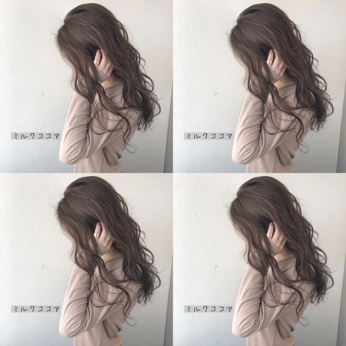 セミロング カラー ブリーチ ブリーチなしカラー あさだ しゅうたろうのヘアスタイル