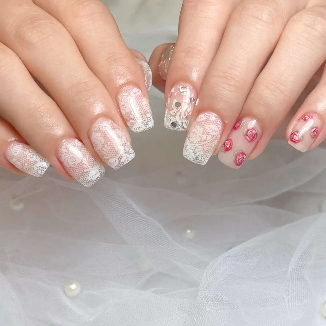 ネイル ハンドネイル mau🩵 堺筋本町nailのネイルデザイン