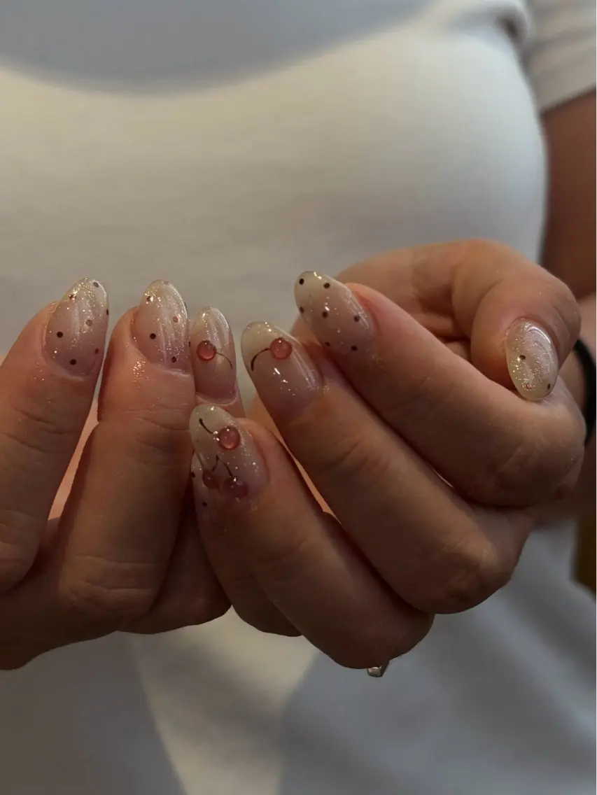 ネイル 持ち込み ニュアンスネイル ハンドネイル Nail Salon Luanaのネイルデザイン