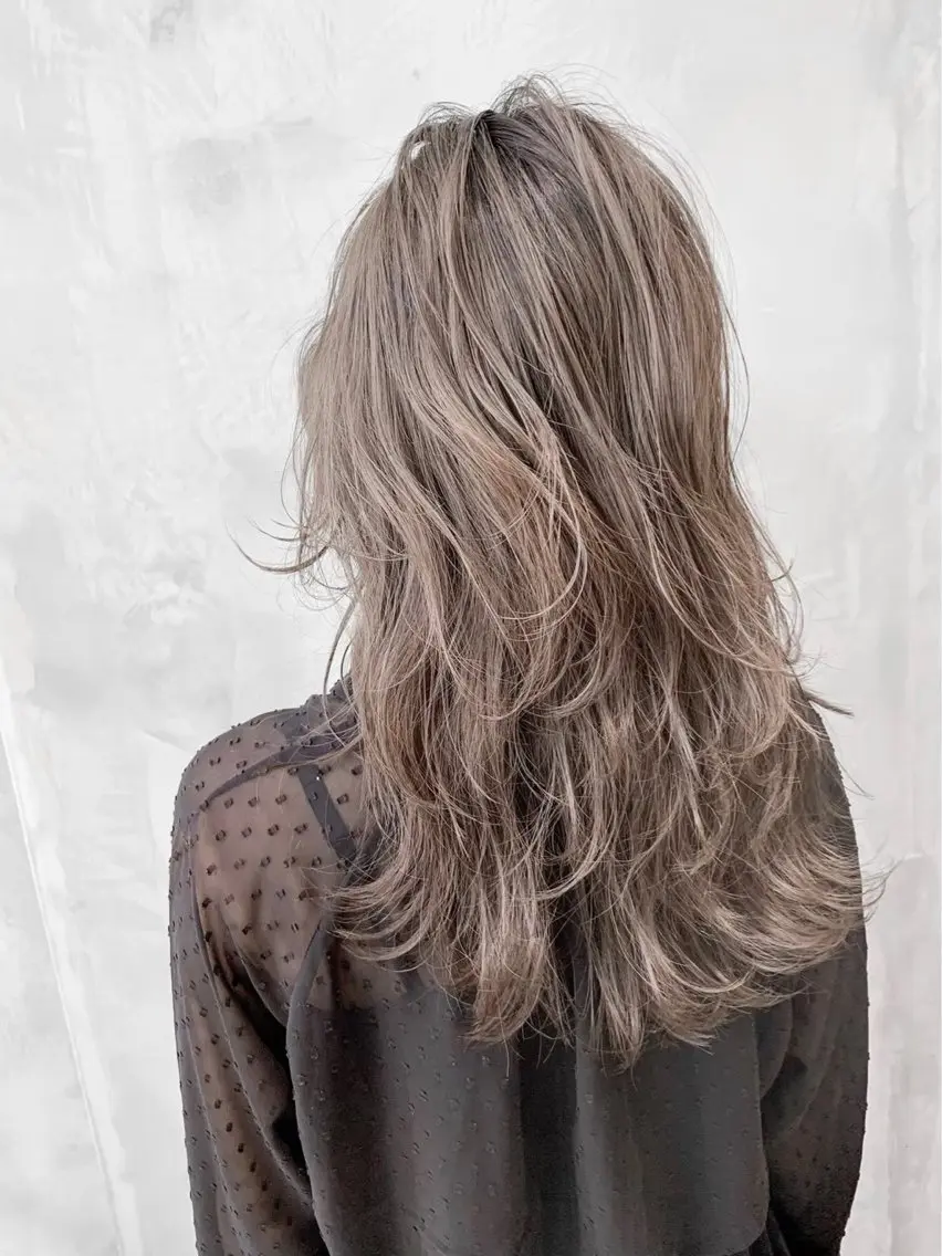 カラー ヘアカラー トリートメント ナチュラル🫧透明感 艶髪✨️亘 蓮太のヘアスタイル