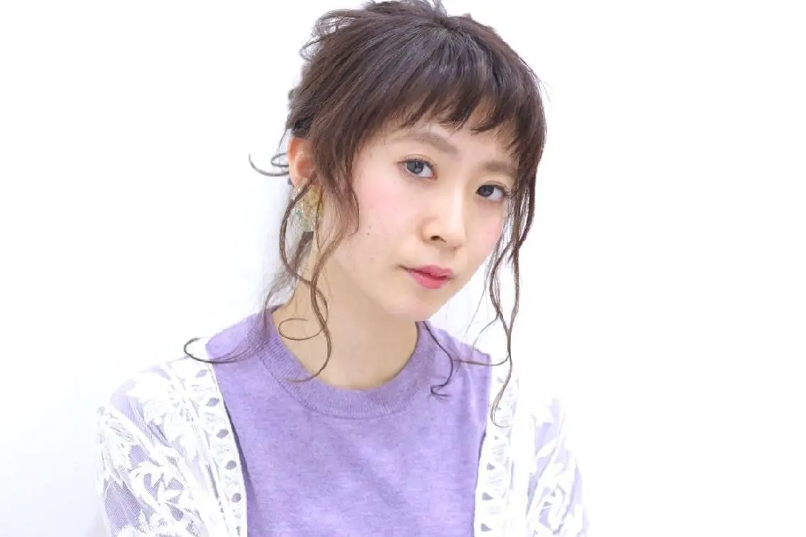 ヘアアレンジ お団子ヘア 武川 楓のヘアスタイル